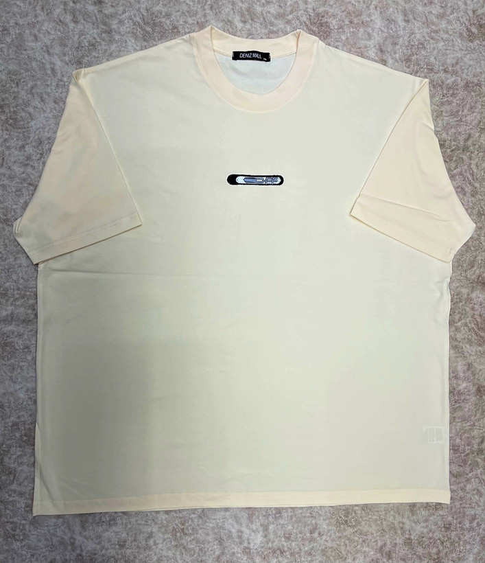 تیشرت قواره بزرگ لاکرا مردانه 7xl , 8xl | جلو گلدوزی مینیمال - عکس 6