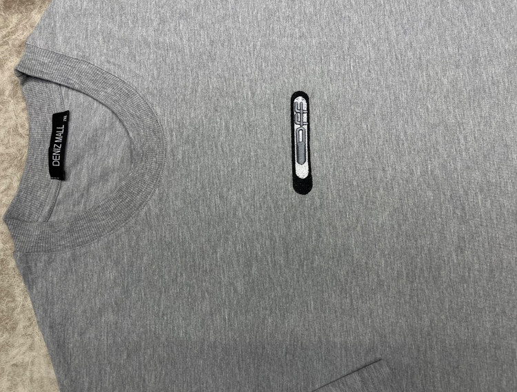 تیشرت قواره بزرگ لاکرا مردانه 7xl , 8xl | جلو گلدوزی مینیمال - عکس 9
