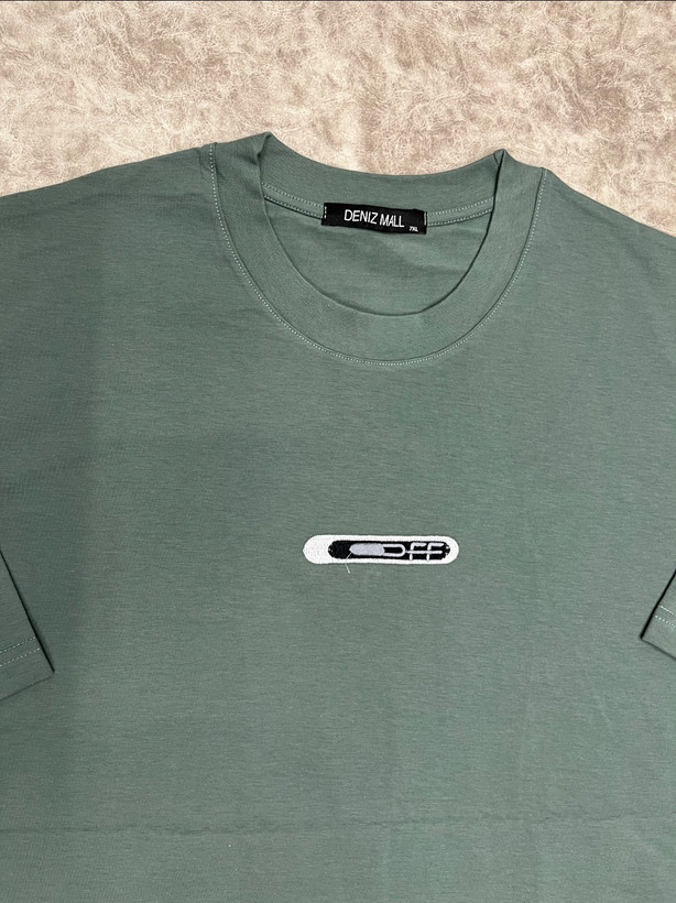 تیشرت قواره بزرگ لاکرا مردانه 7xl , 8xl | جلو گلدوزی مینیمال - عکس 10