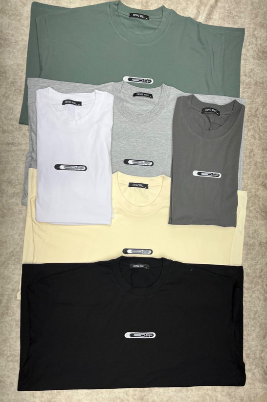 تیشرت قواره بزرگ لاکرا مردانه 7xl , 8xl | جلو گلدوزی مینیمال - عکس 12
