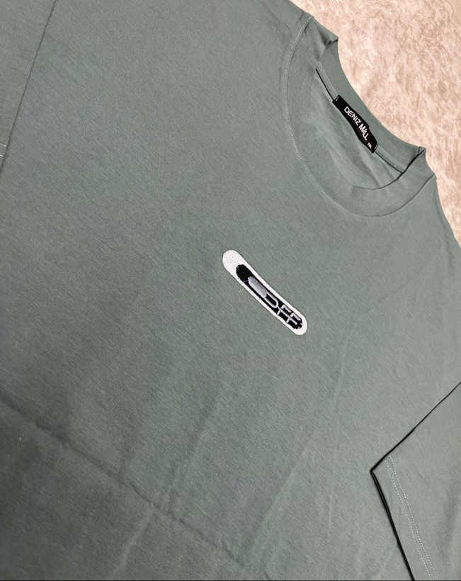 تیشرت قواره بزرگ لاکرا مردانه 7xl , 8xl | جلو گلدوزی مینیمال - عکس 11