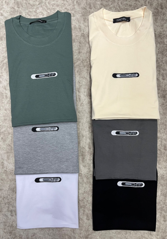 تیشرت قواره بزرگ لاکرا مردانه 7xl , 8xl | جلو گلدوزی مینیمال - عکس 13